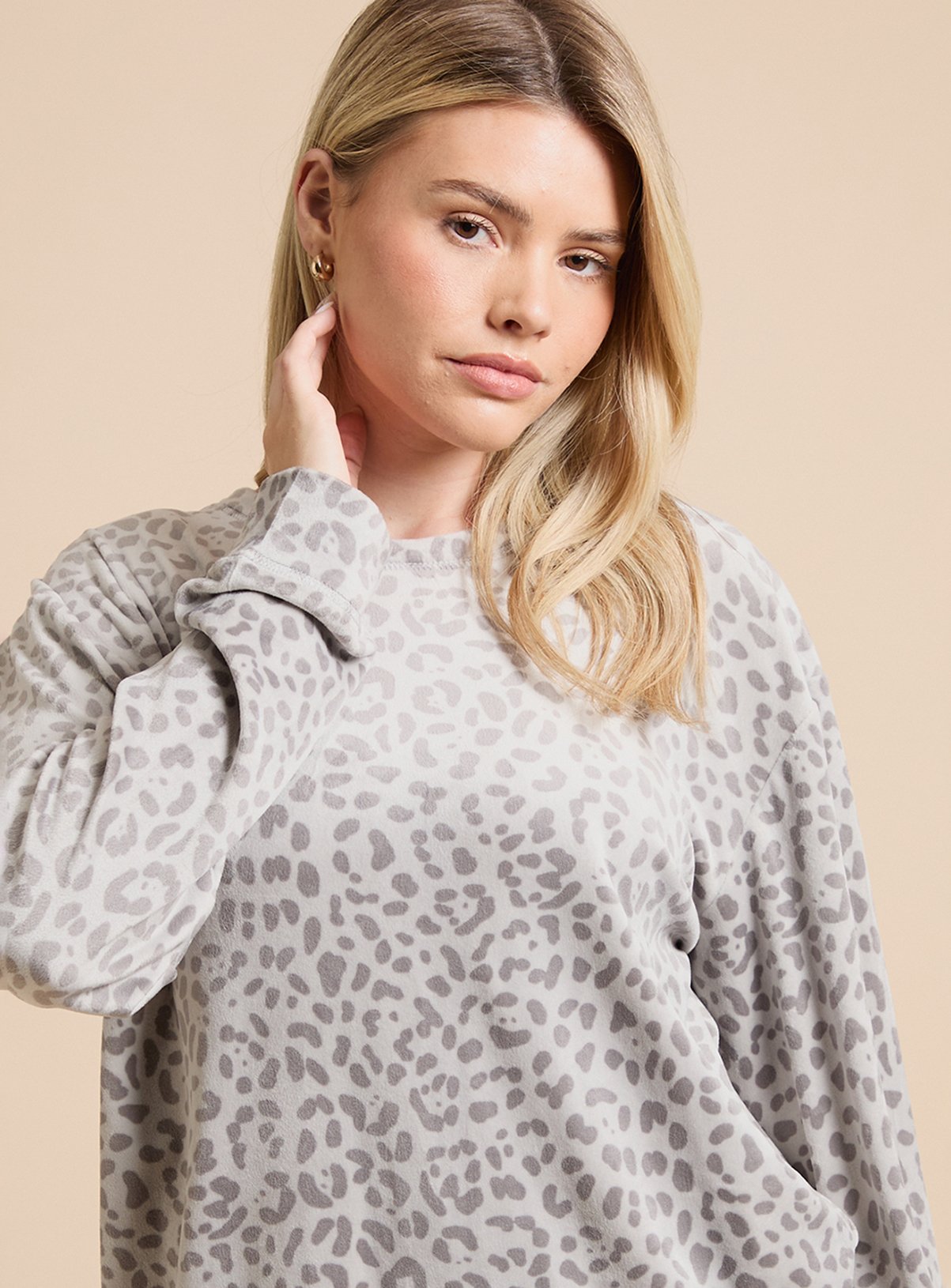 DOROTHY PERKINS Animal Velour Pyjamas S - Image 2 thumbnail